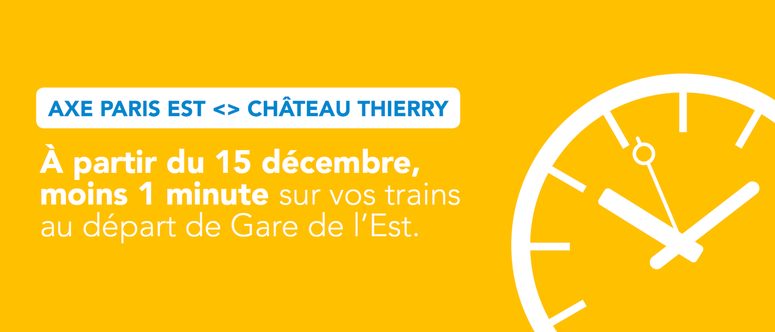 A Partir Du 15 Decembre Les Horaires Des Trains De Chateau Thierry Sont Modifies A Gare De L Est Pour Une Meilleure Regularite